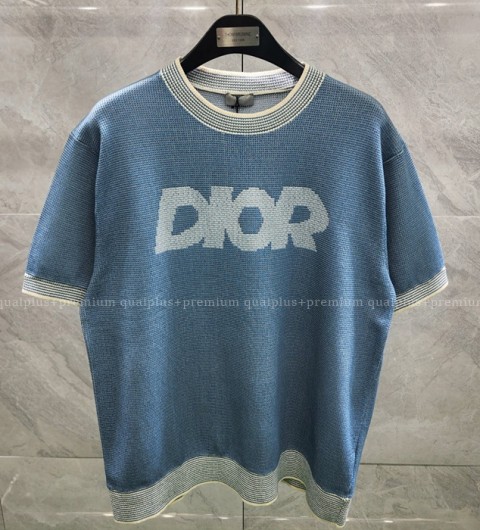 [국내배송] 디* 로고반팔 니트