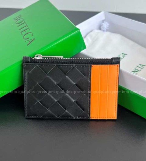 보테가베네타 755985 인트레치아토 지퍼 카드 케이스 지갑 남성용