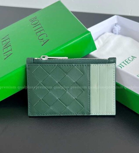 보테가베네타 755985 인트레치아토 지퍼 카드 케이스 지갑 남성용