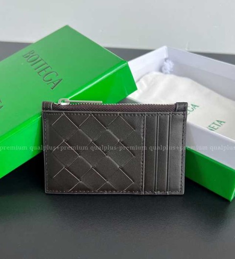 보테가베네타 755985 인트레치아토 지퍼 카드 케이스 지갑 남성용
