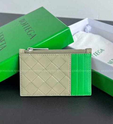 보테가베네타 755985 인트레치아토 지퍼 카드 케이스 지갑 남성용