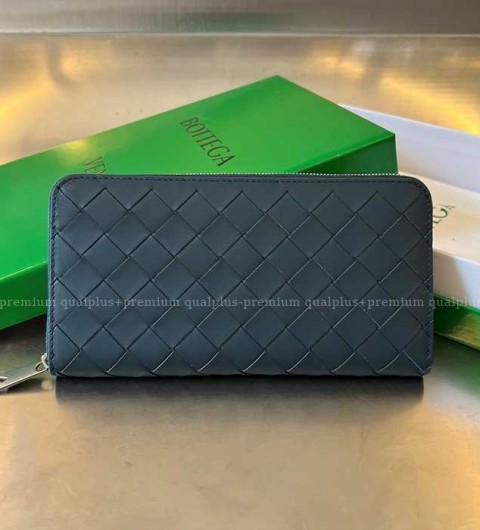 보테가베네타 593217 인트레치아토 지퍼 어라운드 장지갑 남성용