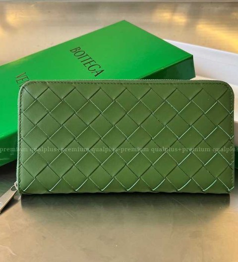 보테가베네타 593217 인트레치아토 지퍼 어라운드 장지갑 남성용