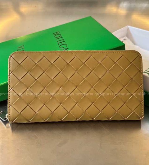 보테가베네타 593217 인트레치아토 지퍼 어라운드 장지갑 남성용