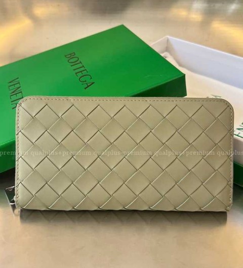 보테가베네타 593217 인트레치아토 지퍼 어라운드 장지갑 남성용