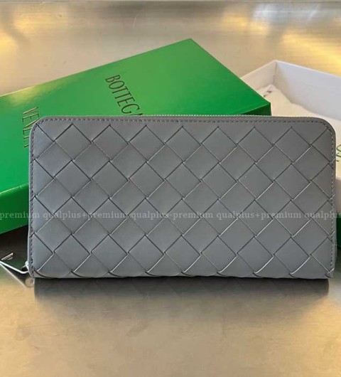 보테가베네타 593217 인트레치아토 지퍼 어라운드 장지갑 남성용