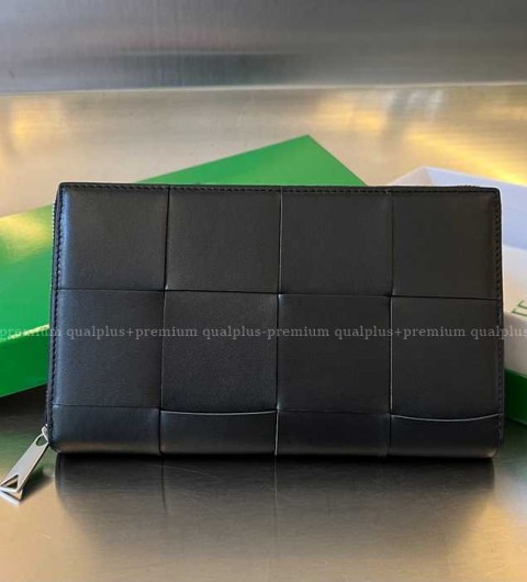 보테가베네타 649607 카세트 지퍼 어라운드 장지갑 남성용