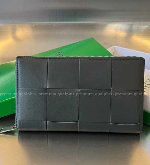 보테가베네타 649607 카세트 지퍼 어라운드 장지갑 남성용