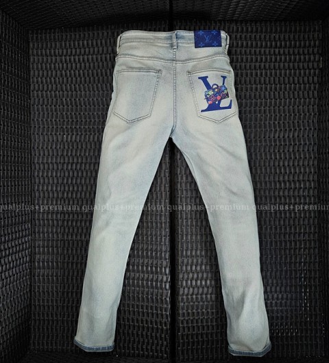 [국내배송] 루*비통 포켓빅로고 청바지