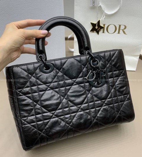 디올 레이디 Lady D-Sire 토트백 미듐