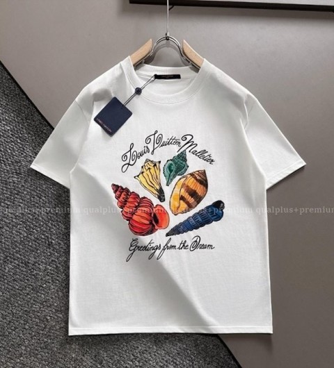 [국내배송] 루*비통 조가비로고 반팔 라운드 티셔츠