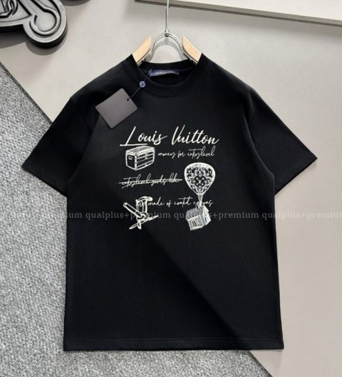 [국내배송] 루*비통 아트로고 반팔 라운드 티셔츠