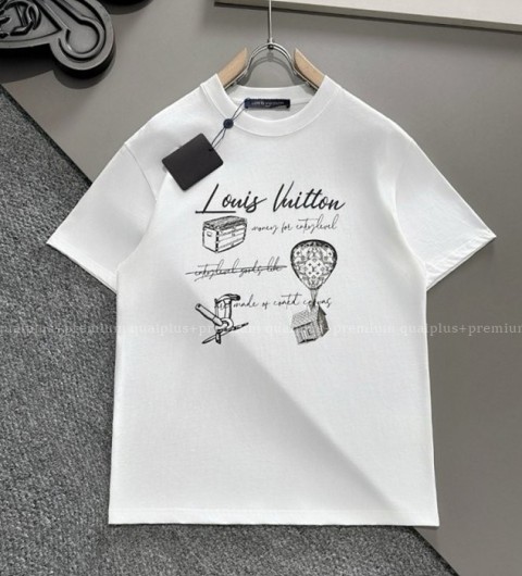 [국내배송] 루*비통 아트로고 반팔 라운드 티셔츠