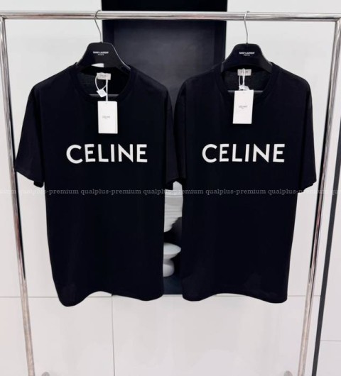 셀린느 로고 반팔티셔츠