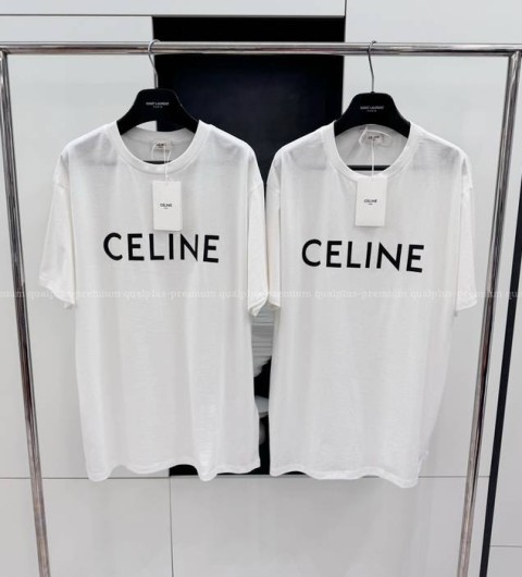 셀린느 로고 반팔티셔츠