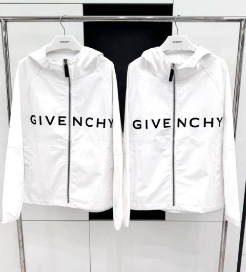 지방시 로고 후드 자켓