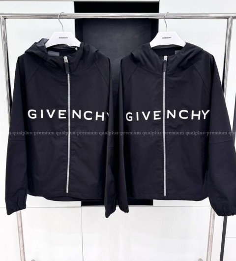 지방시 로고 후드 자켓