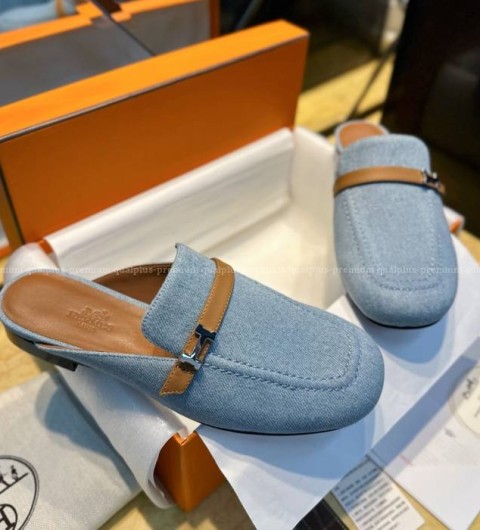 에르메스 lena 레나 뮬 블로퍼 여성용