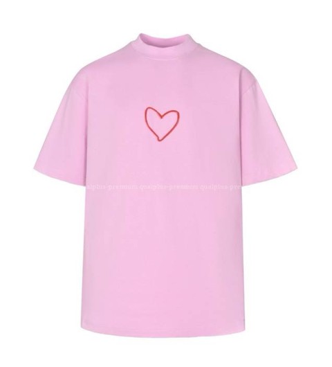 발렌시아가 하트 반팔티셔츠