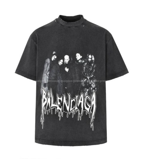 발렌시아가 로고 반팔티셔츠