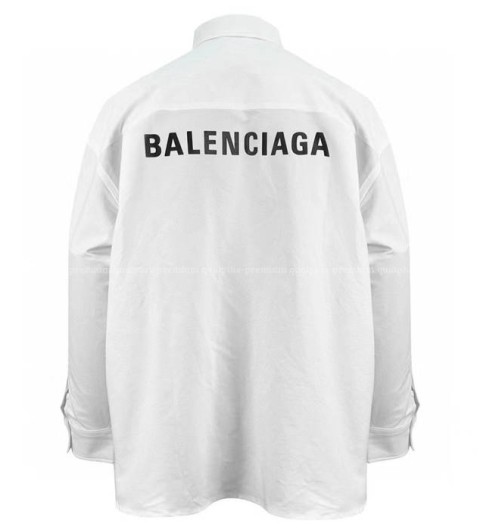 발렌시아가 백로고 셔츠 자켓