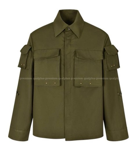 루이비통 코튼 유틸리티 오버셔츠 자켓