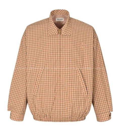 미우미우 체크 자켓