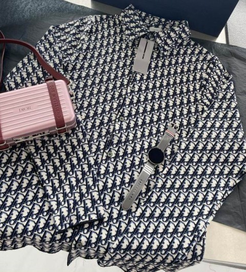 디올 오블리크 오버 셔츠