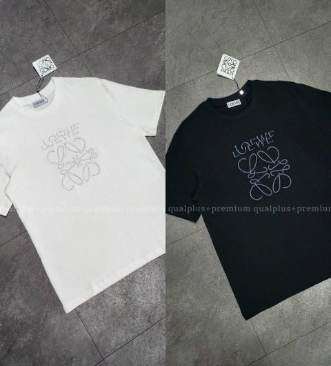 [국내배송] 로*베 시그니처 자수로고 반팔 라운드 티셔츠(2color)