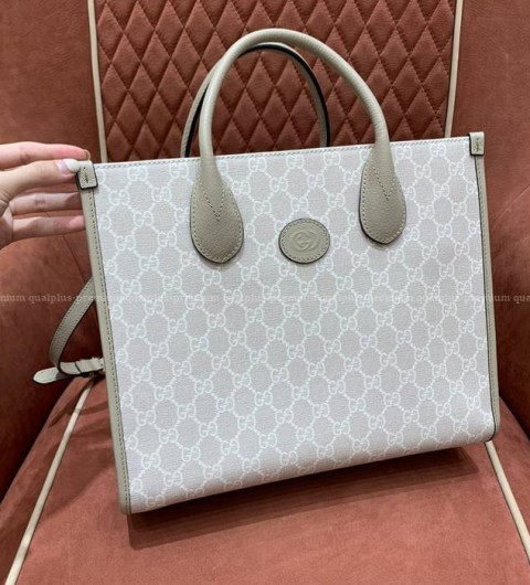 구찌 659983 인터로킹 GG 토트백 스몰
