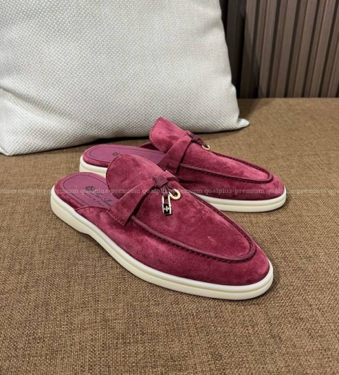 로로피아나 참스 워크 바부슈 로퍼 뮬 여성용