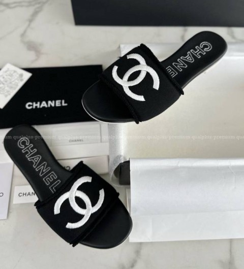 샤넬 24C 슬라이드 슬리퍼 여성용