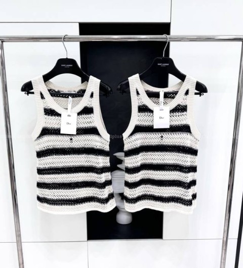 디올 리베이라 크롭 탱크 탑 여성용