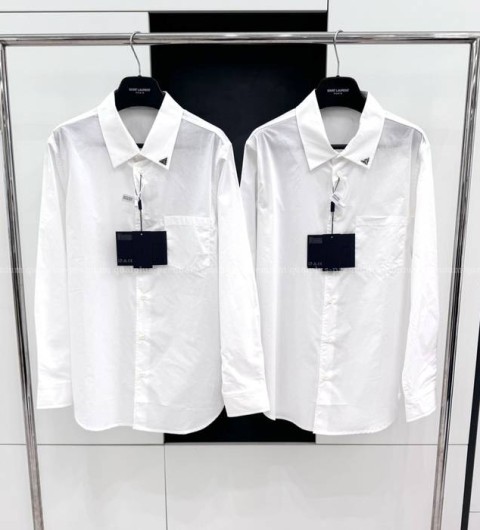 프라다 로고 셔츠