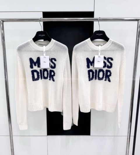 디올 로고 니트 여성용