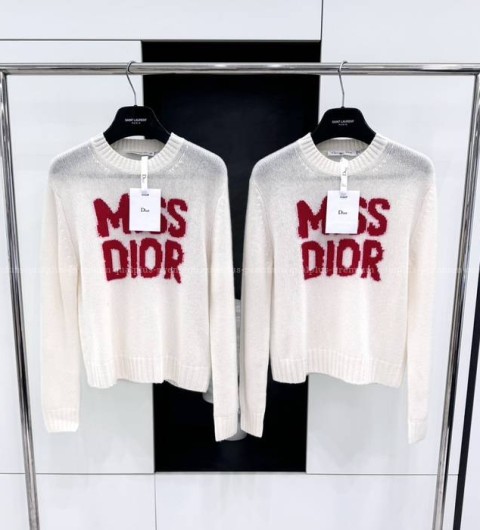 디올 로고 니트 여성용