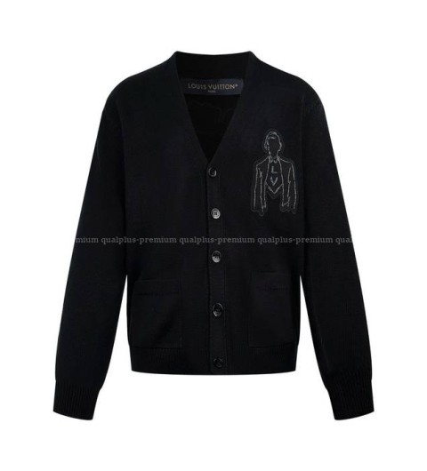 루이비통 핫픽스 로고 가디건