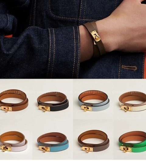 [국내배송] 에*메스 가죽팔찌 미니 켈리 더블투어