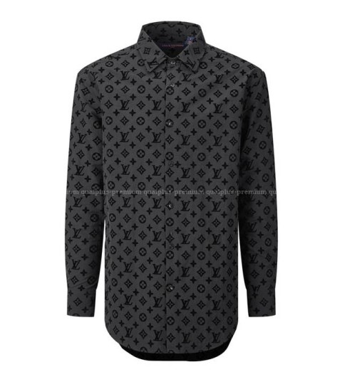 루이비통 모노그램 플록드 셔츠