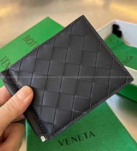 보테가베네타 592626 인트레치아토 클립 반지갑 남성용