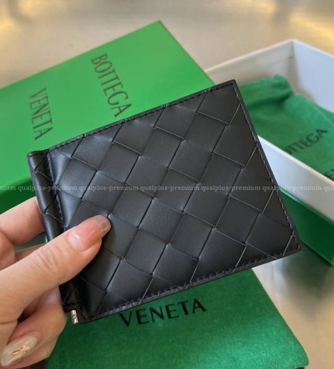 보테가베네타 592626 인트레치아토 클립 반지갑 남성용