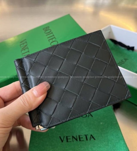 보테가베네타 592626 인트레치아토 클립 반지갑 남성용