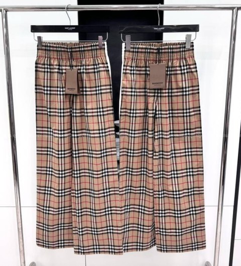 버버리 체크 팬츠