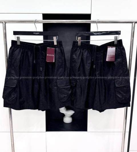 구찌 GG 나일론 자카드 카고 쇼츠 반바지