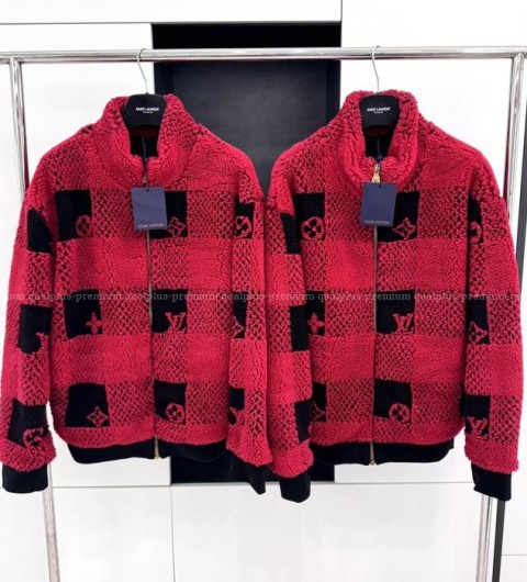 루이비통 다미에 플리스 블루종 자켓