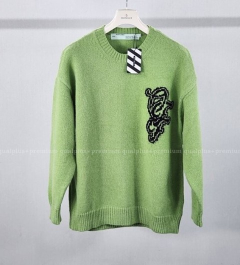 [국내배송] 오*화이트 인타르시아 스웨터