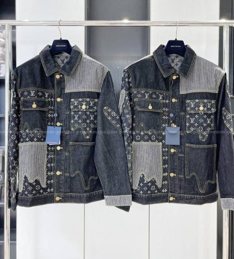 루이비통 모노그램 크레이지 데님 워크웨어 자켓