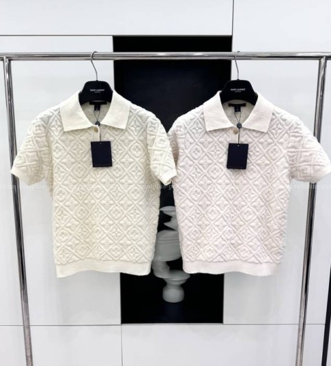 루이비통 모노그램 니트 폴로 반팔 여성용