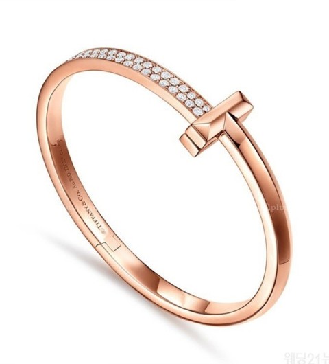 [국내배송] 티*니 T1 와이드 하프 힌지드 뱅글 팔찌