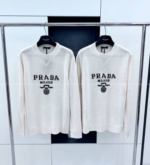 프라다 로고 니트